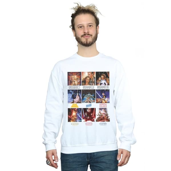 Star Wars Mens Poster Saga Sweatshirt