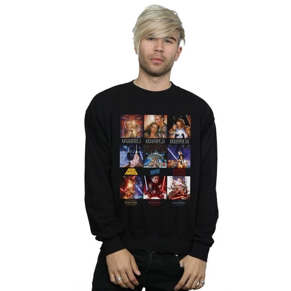 Star Wars Mens Poster Saga Sweatshirt