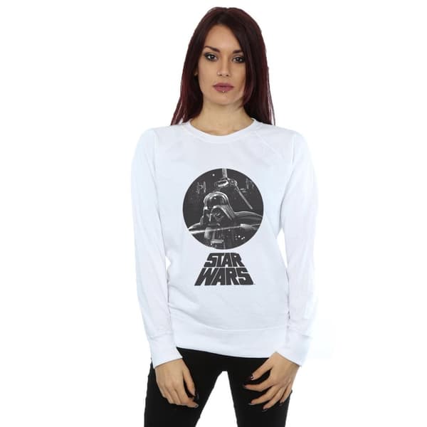 Star Wars Dam/Tjej Darth Vader Bust Sweatshirt