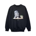 Miniatyrbild 1 av 3: Star Wars Sweatshirt med R2D2 och Grogu från The Mandalorian för flickor