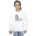 Miniatyrbild 2 av 3: Star Wars Sweatshirt med R2D2 och Grogu från The Mandalorian för flickor