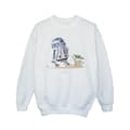 Miniatyrbild 1 av 3: Star Wars Sweatshirt med R2D2 och Grogu från The Mandalorian för flickor
