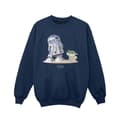 Miniatyrbild 1 av 3: Star Wars Sweatshirt med R2D2 och Grogu från The Mandalorian för flickor
