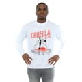 Miniatyrbillede 2 af 3: Disney Mens Cruella De Vil Dalmatians Sweatshirt