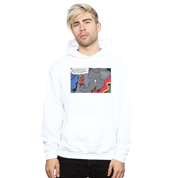 Disney Mens Dumbo Rich And Famous Hoodie