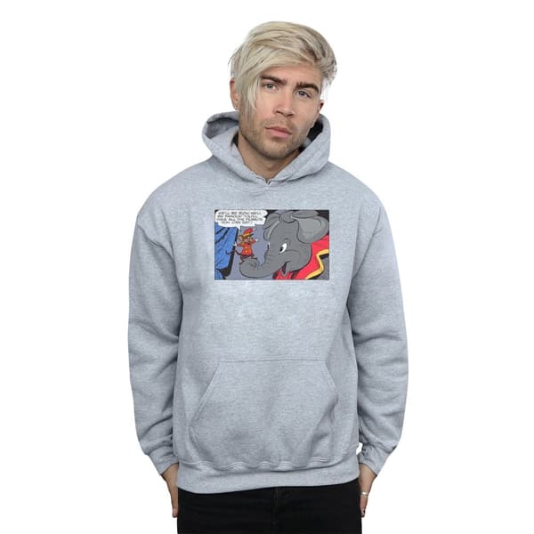 Disney Mens Dumbo Rich And Famous Hoodie