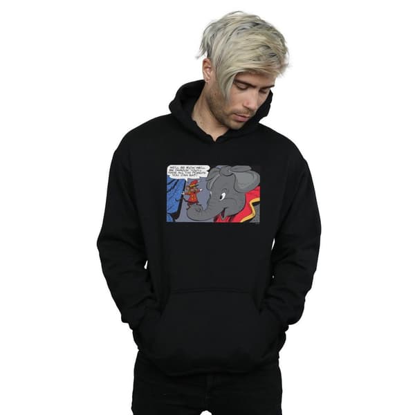 Disney Mens Dumbo Rich And Famous Hoodie