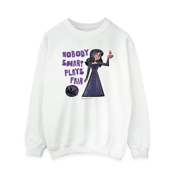 Netflix Dam/Tjej The Witcher - Ingen är smart, ingen är rättvis - Sweatshirt