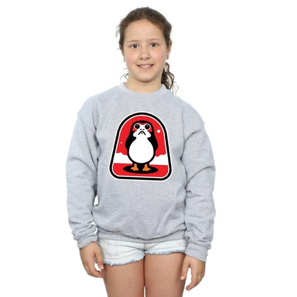 Star Wars Girls The Last Jedi Porgs Badge Sweatshirt