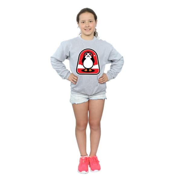 Star Wars Sweatshirt med Porgs-märke från Sista Jedi för flickor