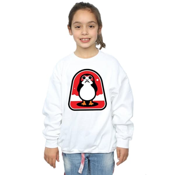 Star Wars Sweatshirt med Porgs-märke från Sista Jedi för flickor