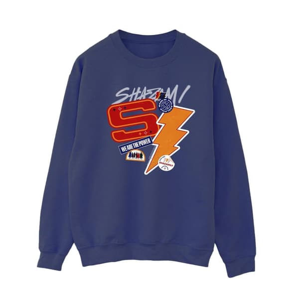 DC Comics Dam/Tjej Shazam Fury Of The Gods Sticker Spam Sweatshirt