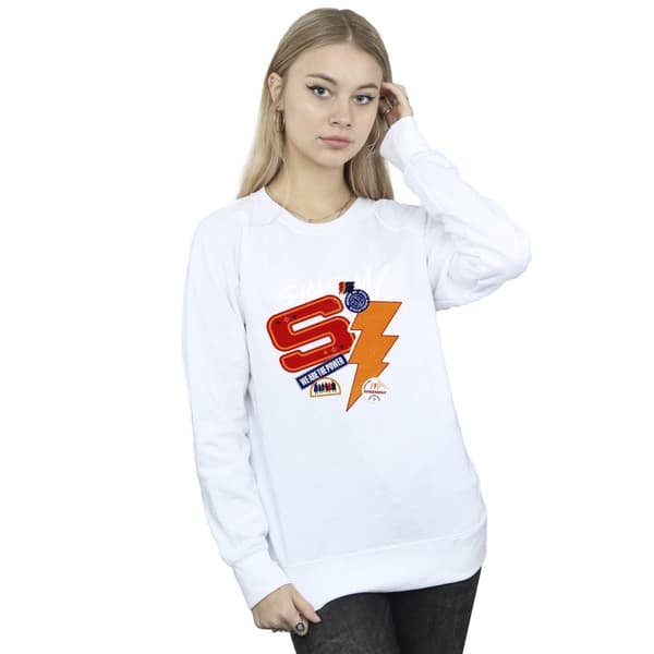 DC Comics Dam/Tjej Shazam Fury Of The Gods Sticker Spam Sweatshirt