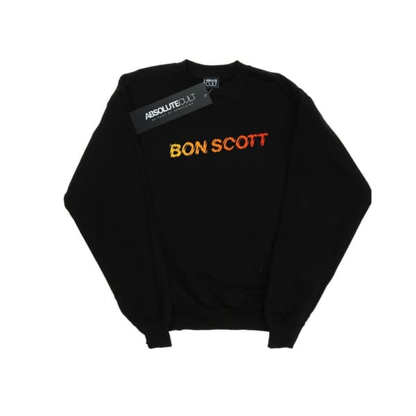 Bon Scott Sweatshirt med Shattered-logga - dam/dam