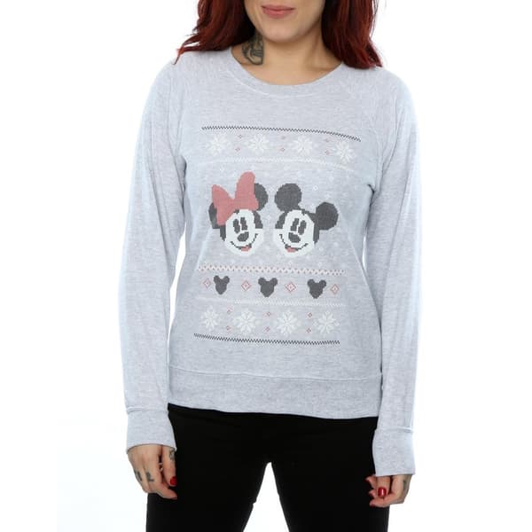 Disney Dam/Tjej Musse Pigg Jul Sweatshirt