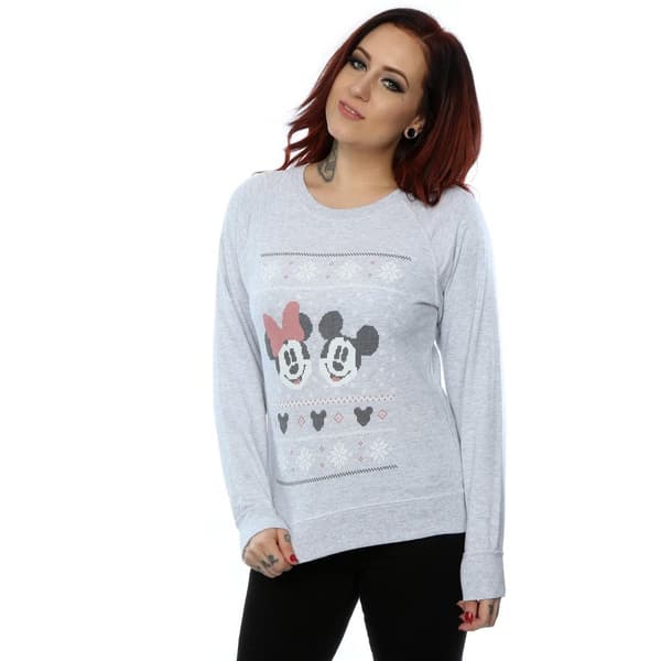 Disney Dam/Tjej Musse Pigg Jul Sweatshirt