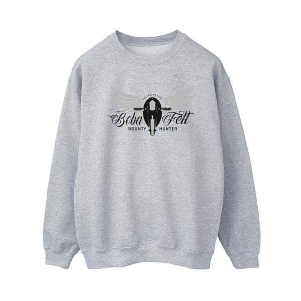 Star Wars Dam/Tjej The Book Of Boba Fett Legend Lives Ship Crest Sweatshirt