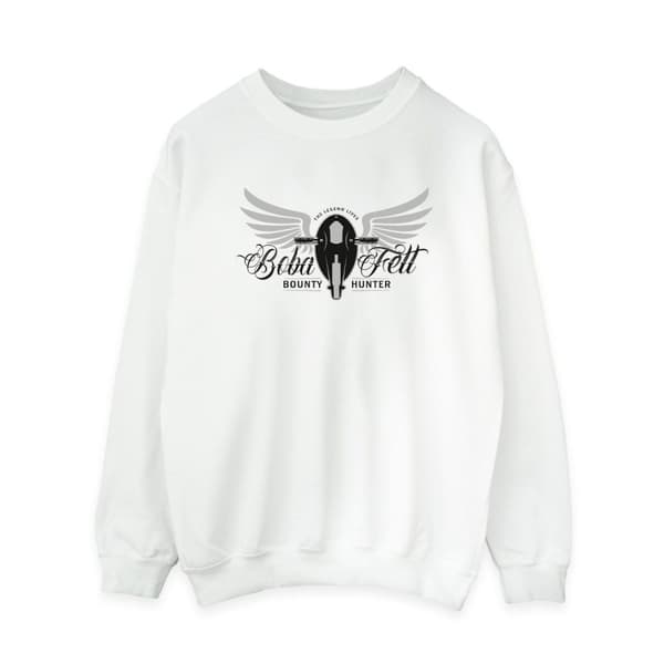Star Wars Dam/Tjej The Book Of Boba Fett Legend Lives Ship Crest Sweatshirt