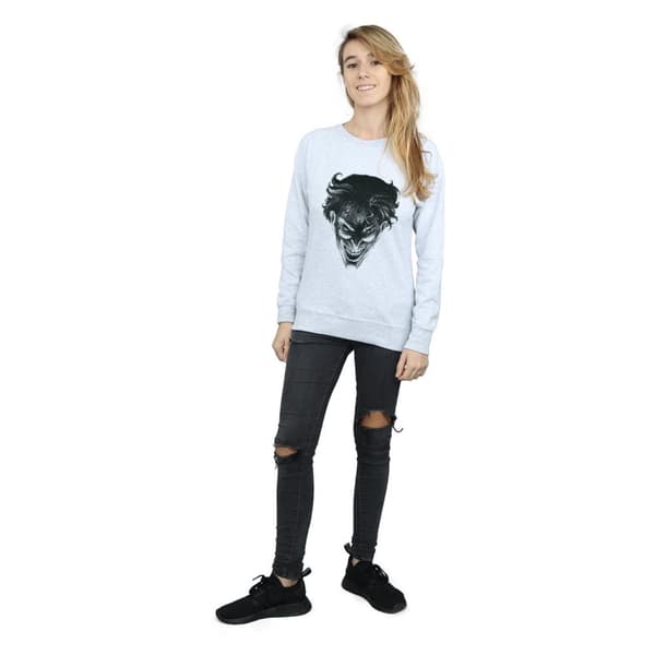 DC Comics Dam/Tjej The Joker Spot Face Sweatshirt