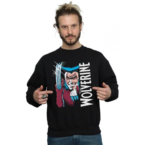 Marvel Mens X-Men Wolverine Come Here Sweatshirt