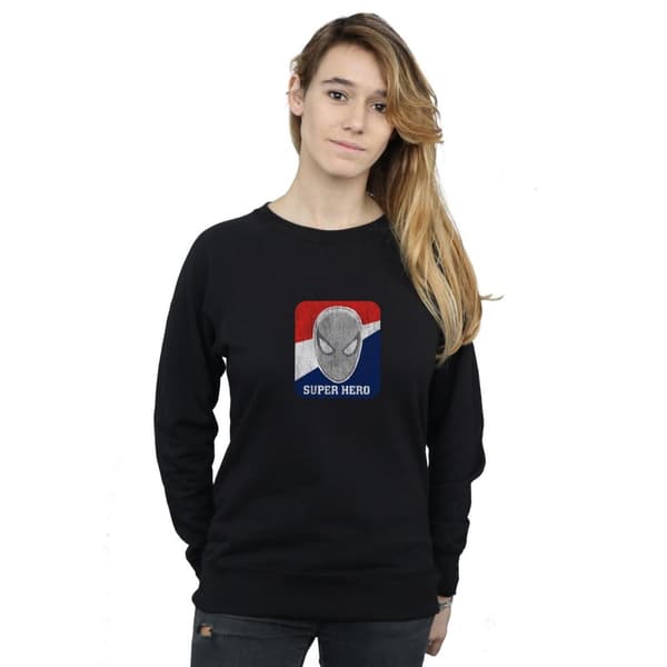 Marvel Dam/Tjej Spider-Man Superhero Sport Sweatshirt