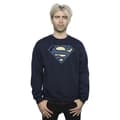 Miniatyrbilde 2 av 3: DC Comics Mens Superman Indigo Blue Logo Sweatshirt