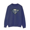 Miniatyrbilde 1 av 3: DC Comics Mens Superman Indigo Blue Logo Sweatshirt