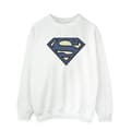 Miniatyrbilde 1 av 3: DC Comics Mens Superman Indigo Blue Logo Sweatshirt