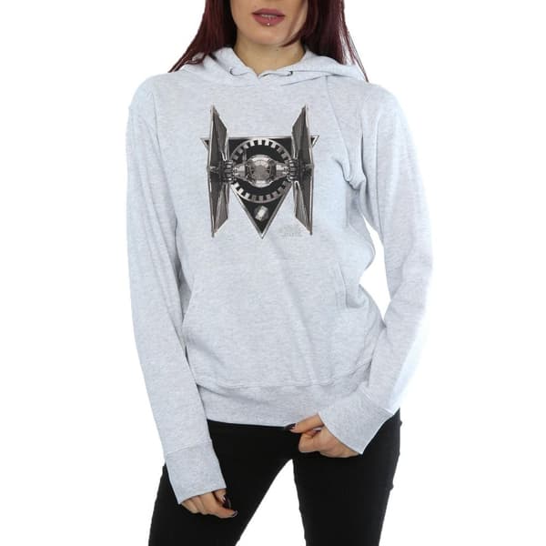 Star Wars Kvinnor/Ladies De sista jediriddarna TIE Fighter Hoodie