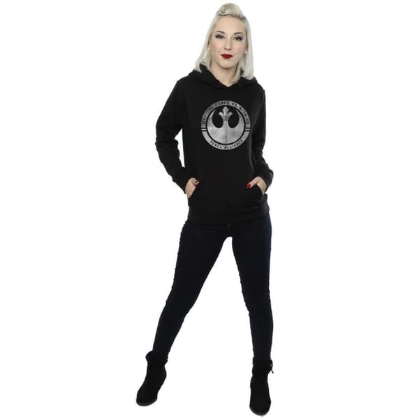 Star Wars Womens/Ladies Rogue One May The Force Be With Us Hoodie