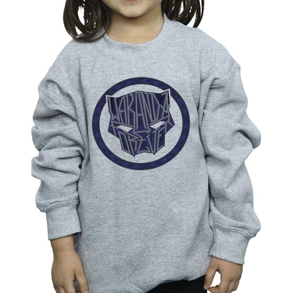 Marvel Girls Wakanda Forever Tribal Icon Sweatshirt