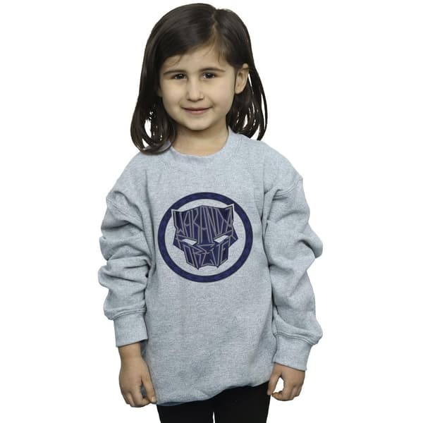 Marvel Girls Wakanda Forever Tribal Icon Sweatshirt
