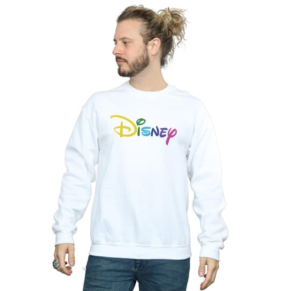 Disney Sweatshirt med färglogotyp för herrar