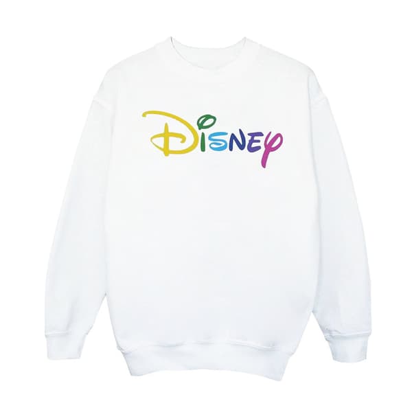 Disney Sweatshirt med färglogotyp för herrar