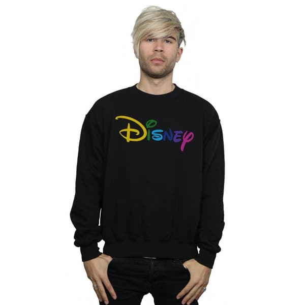 Disney Sweatshirt med färglogotyp för herrar