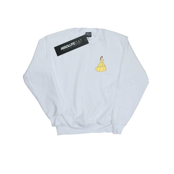 Disney Princess Dam/Tjej Belle Chest Sweatshirt