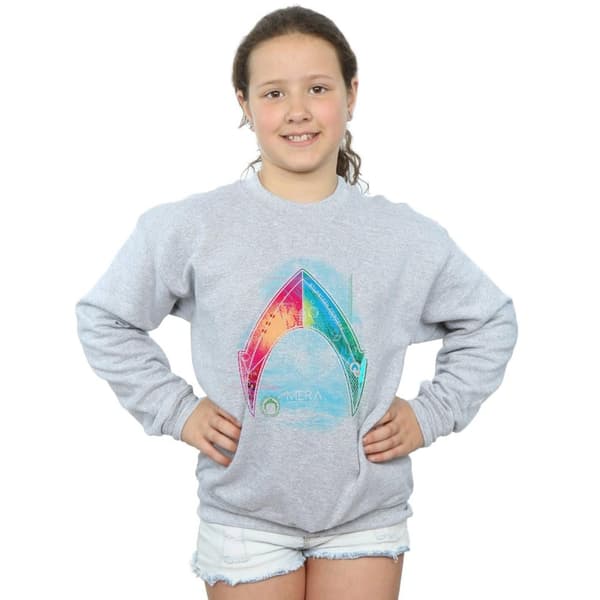 DC Comics Girls Aquaman Mera Logo Sweatshirt