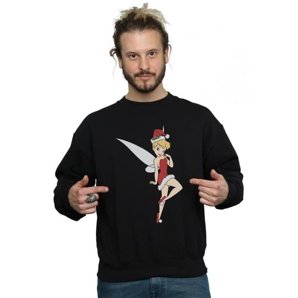 Disney Mens Tinker Bell Christmas Sweatshirt