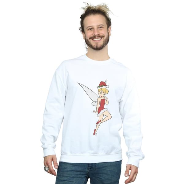 Disney Mens Tinker Bell Christmas Sweatshirt