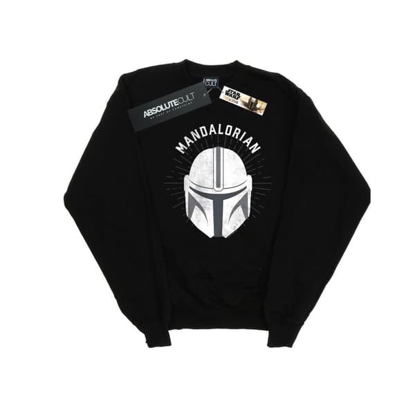 Star Wars Mens The Mandalorian Hjälm Sweatshirt