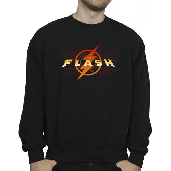 DC Comics Mens The Flash Red Lightning Sweatshirt