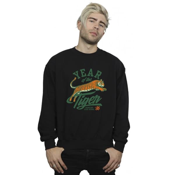 Netflix Mens Stranger Things Hawkins Year of the Tiger 86 Sweatshirt