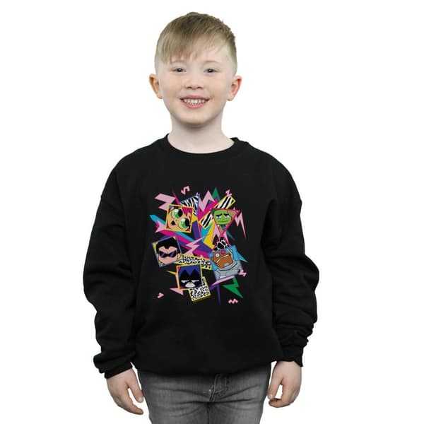 DC Comics Boys Teen Titans Go 80s Icons Sweatshirt