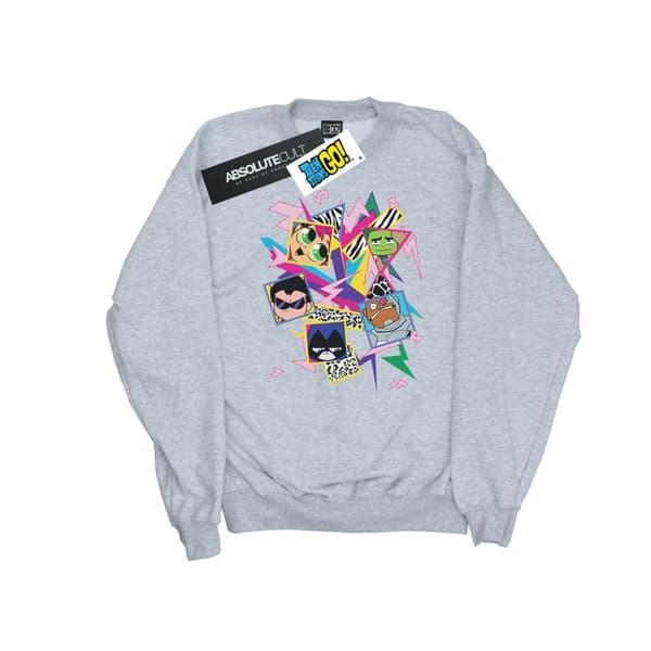 DC Comics Boys Teen Titans Go 80s Icons Sweatshirt