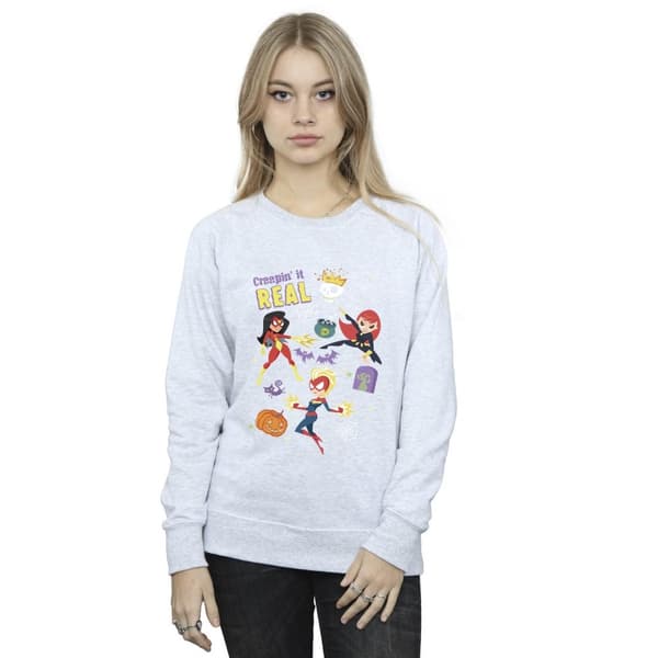 Marvel Womens/Ladies Creepin It Real Sweatshirt
