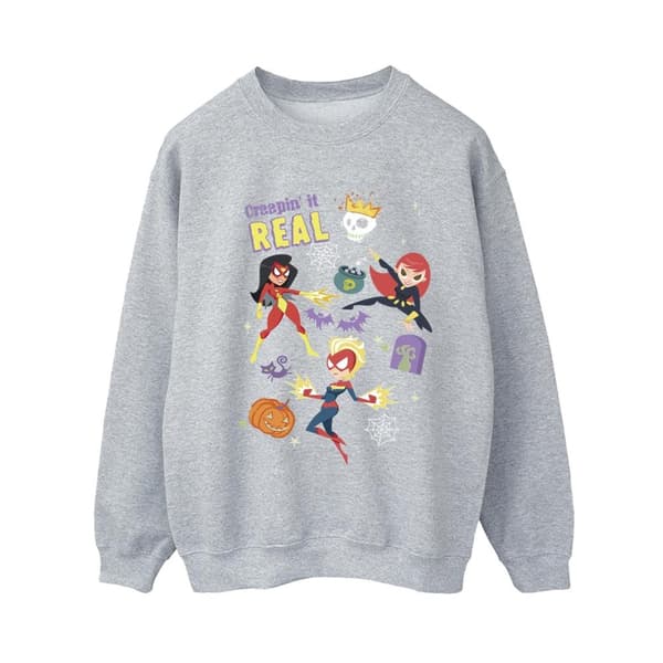 Marvel Womens/Ladies Creepin It Real Sweatshirt