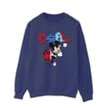 Miniatyrbilde 1 av 3: Disney Mens Mickey Mouse Goal Striker Pose Sweatshirt