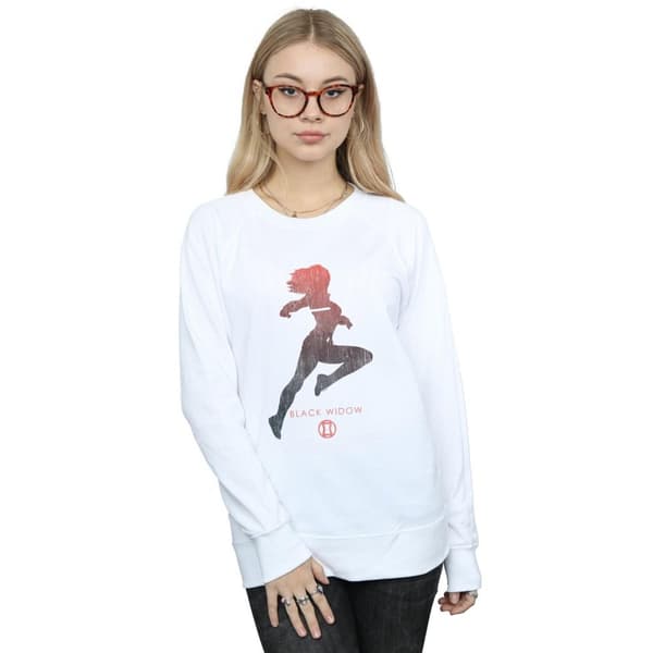 Marvel Black Widow Silhouette - Sweatshirt för kvinnor/damer