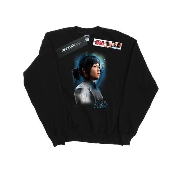 Star Wars Mens The Last Jedi Rose Tico Brushed Sweatshirt Black XXL