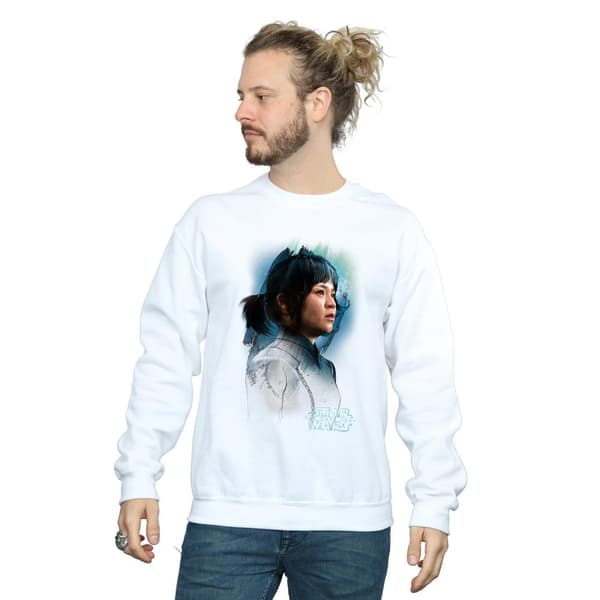 Star Wars Mens The Last Jedi Rose Tico Brushed Sweatshirt